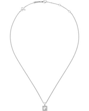 Chopard And Diamond Happy Diamonds Icons Pendant Necklace - Metallic
