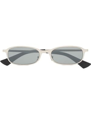Saint Laurent Rectangle Sunglasses - Metallic