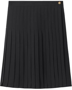 Burberry Pleated Mini Skirt - Black