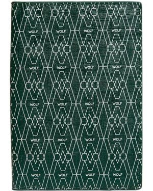 Wolf Vegan Signature Passport Sleeve - Green