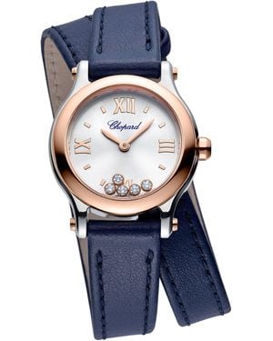 Chopard And Diamond Happy Sport Watch - Blue