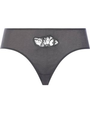 Hanro Cotton Belen Midi Briefs - Grey