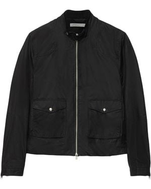 AllSaints Waxed Cotton Kirk Jacket - Black