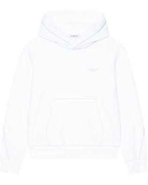 Givenchy Fleece Couture Seam Hoodie - White