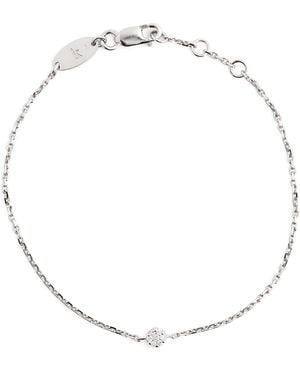 RedLine And Diamond Illusion Bracelet - Metallic
