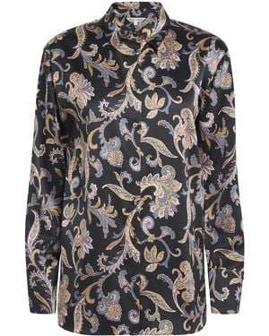 Veronica Beard Paisley Lloyd Shirt - Black