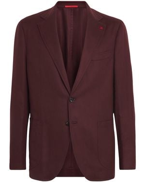 Isaia Cashmere Lucio Blazer - Purple