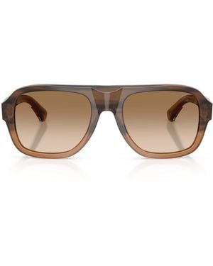 Burberry Pilot Sunglasses - Brown