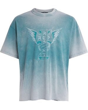 Represent Cotton Westside T-Shirt - Blue
