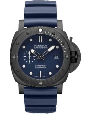 Panerai Carbotech Submersible Watch - Blue