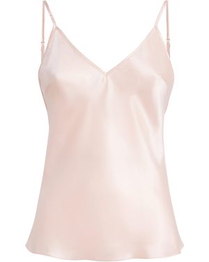 Gilda & Pearl Silk Taylor Cami Top - Pink
