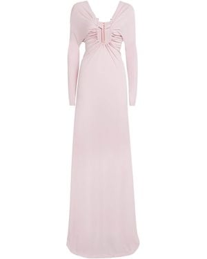 Christopher Esber Jersey Shawl Gown - Pink
