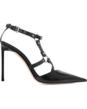 Tom Ford Leather Bound Court Shoes 105 - Black
