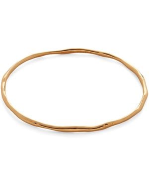 Monica Vinader Vermeil Siren Muse Bangle - Brown