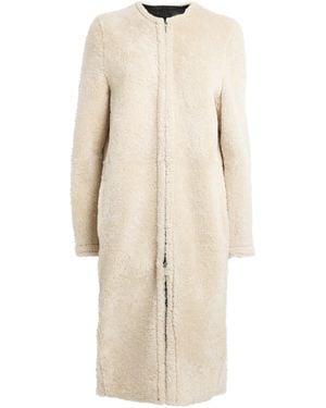 TOTEME Shearling Teddy Coat - Natural