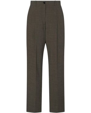The Row Gianni Sheep Wool Pants - Gray