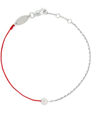 RedLine And Diamond Pure Double Bracelet - Metallic