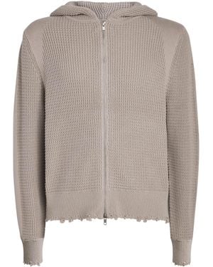 Won Hundred Cotton Glasgow Zip-Up Hoodie - Brown