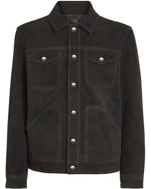 PAIGE Suede Rubino Jacket - Black