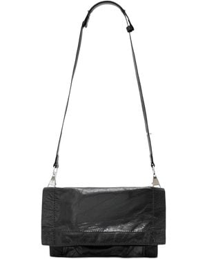 AllSaints Small Leather Lutece Cross-Body Bag - Black