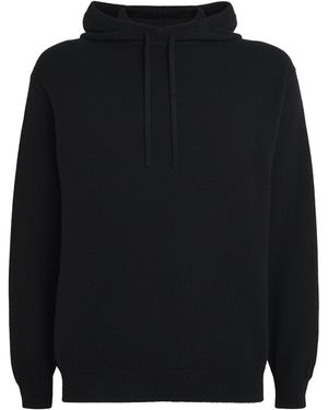 Harrods Cashmere Hoodie - Black