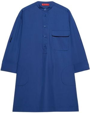 MAX&Co. Cotton Mini Dress - Blue