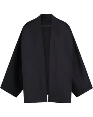 Alaïa Cotton Poplin Reverse Jacket - Blue