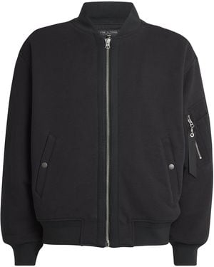 Rag & Bone Cotton-Blend Bomber Jacket - Black