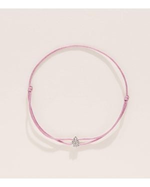 PERSÉE And Diamond Danaé Cord Bracelet - Pink