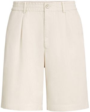 Brunello Cucinelli Cotton Bermuda Shorts - Natural