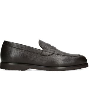 Harry's Of London Leather Beck Loafers - Black