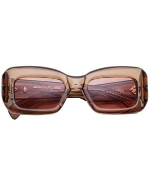 Jacques Marie Mage Vito Rectangle Sunglasses - Pink