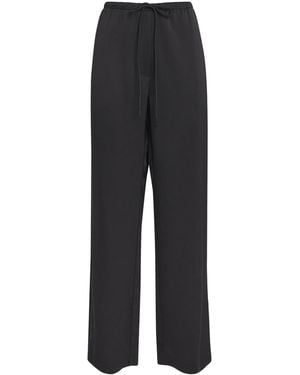 Camilla & Marc Satin Drawstring Trousers - Black