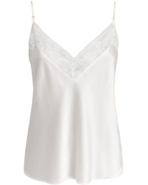 Aubade Silk-Blend Midnight Whisper Camisole - White