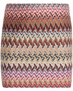 Missoni Zigzag Mini Skirt - Red