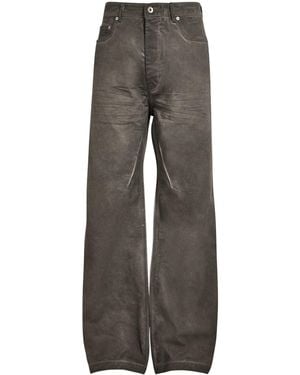 Rick Owens Geth Wide-Leg Jeans - Grey