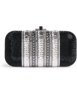 Judith Leiber Gems Long Slide Clutch Bag - Black