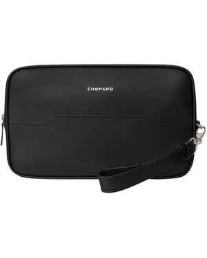 Chopard Small Leather Clutch Bag - Black