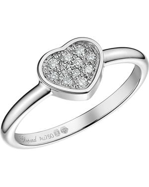 Chopard And Diamond My Happy Hearts Ring - White