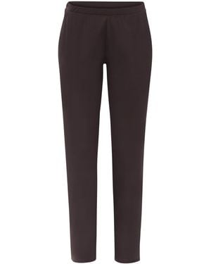 Hanro Modal-Silk Grand Central Pyjama Trousers - Brown