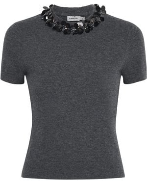 Jonathan Simkhai Wool-Cashmere Sophie Sweater - Black