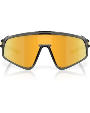 Oakley Latch Panel Shield Sunglasses - Yellow