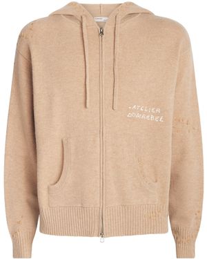 DOMREBEL Wool-Blend Nightcrawler Hoodie - Natural