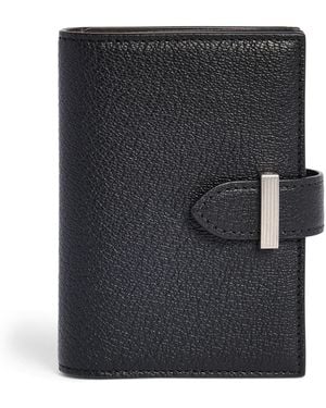 dunhill Leather Alfred Card Holder - Black