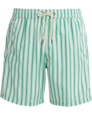 Jacob Cohen Stripe Swim Shorts - Green