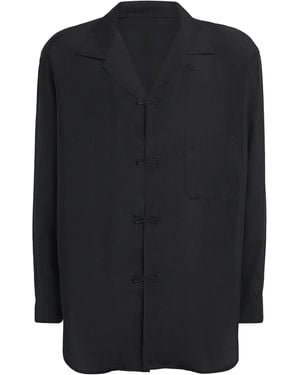 Yohji Yamamoto Relaxed Shirt - Black