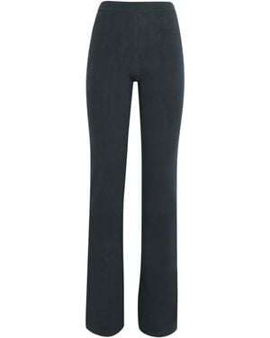 Skims Fleece Lounge Flared Trousers - Blue