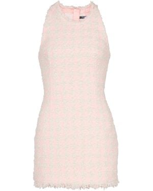 Balmain Tweed Mini Dress - Pink