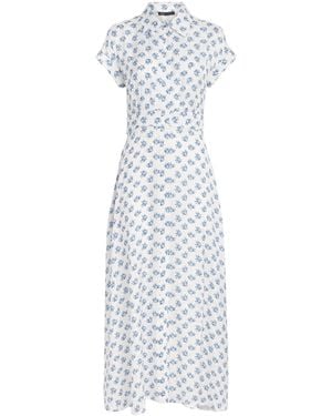 Maje Floral Mini Dress - White