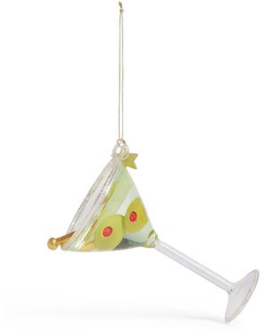 Harrods Martini Glass Tree Decoration - White